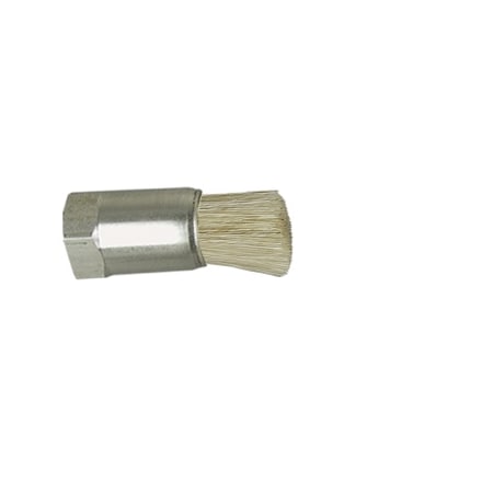 Gordon Brush 3/8" D Body Horsehair Fill .063" Orifice Female Thread Flow Thru Brush 901332HH